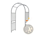 Metal Garden Arch Black Wrought Iron Rose Arbor